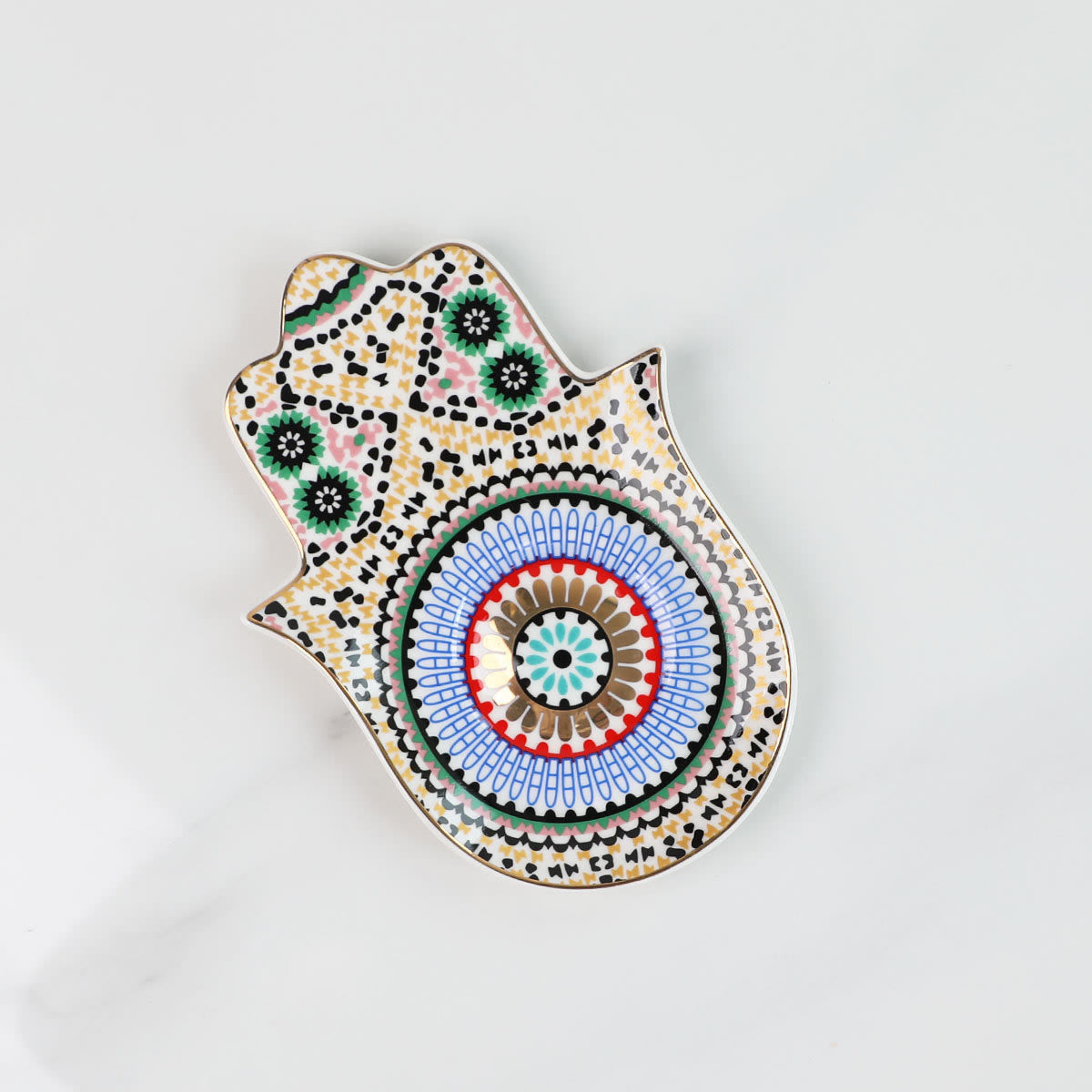 Olivenorma Hamsa Evil Eye Dish Coaster