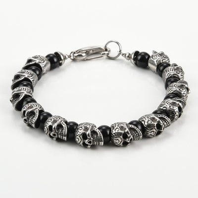 Olivenorma Natural Tiger Eye Handmade Stainless Steel Bracelet