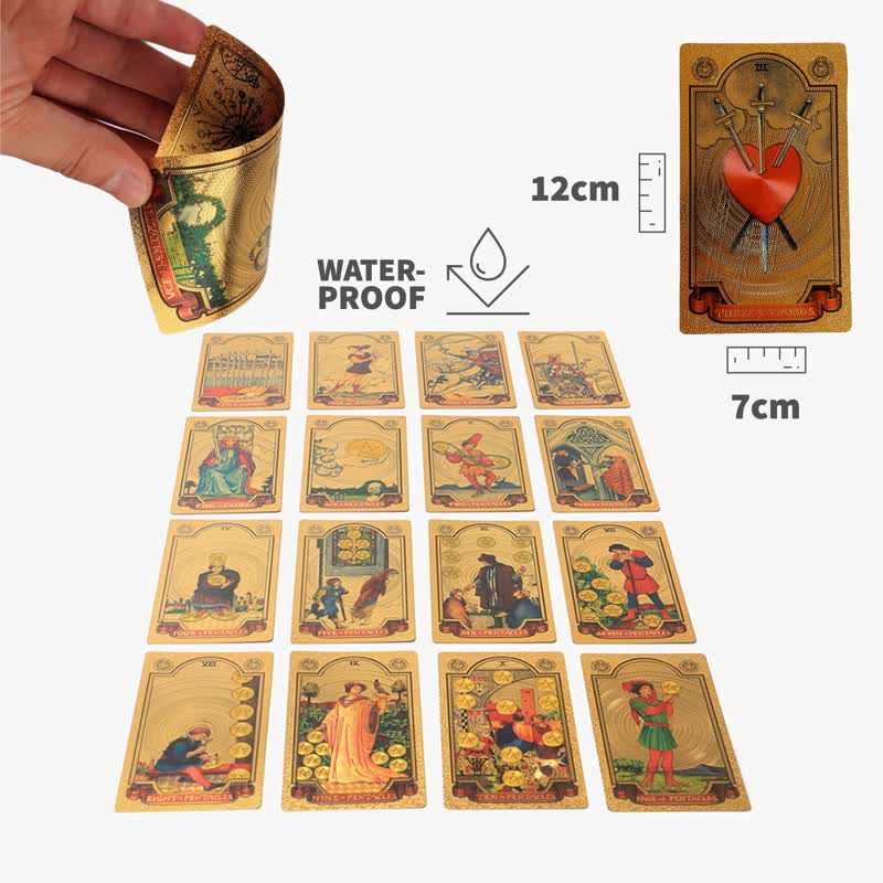 Olivenorma Premium Luxury Holographic Divination Tarot Cards