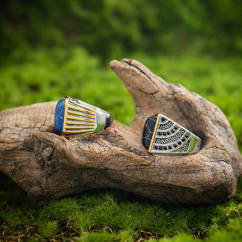 Olivenorma "Triumph Return"-Turkish Warrior Gemstone Ring