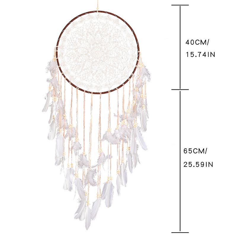 Olivenorma Handwoven Bohemian Home Decor Large Dream Catcher