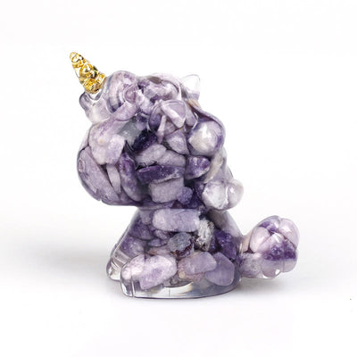 Olivenorma Crystal Unicorn Gemstone Decoration