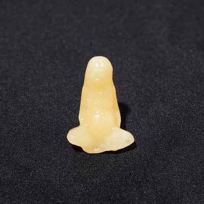 Olivenorma Natural Rough Stone Goddess Gaia Carving Gemstone Decoration - Yellow Jade - image 20
