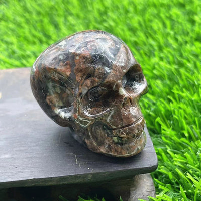 Olivenorma 5cm Carved Natural Crystal Skull Gemstone Decoration