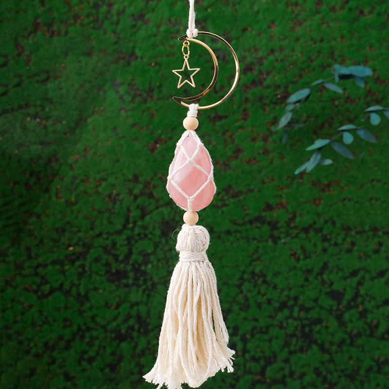 Olivenorma Natural Healing Reiki Gemstone Hanging Ornament