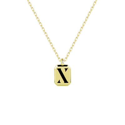 Olivenorma Customizable Gold Initial Necklace