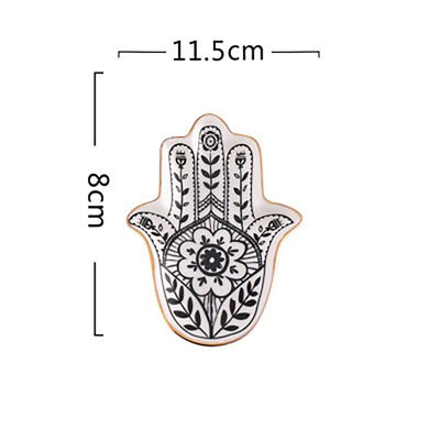 Olivenorma Trinket Ring Dish Hamsa Small Jewelry Coaster