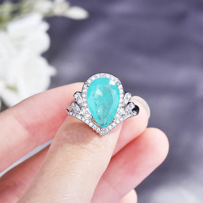 Olivenorma "Pure Love" - Paraiba Tourmaline Elegant Ring