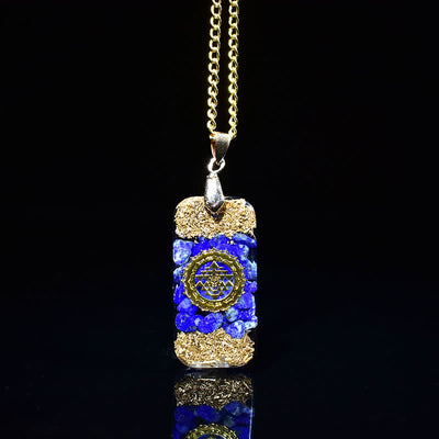 Olivenorma Raise Consciousness - Lapis Lazuli Orgone Energy Necklace