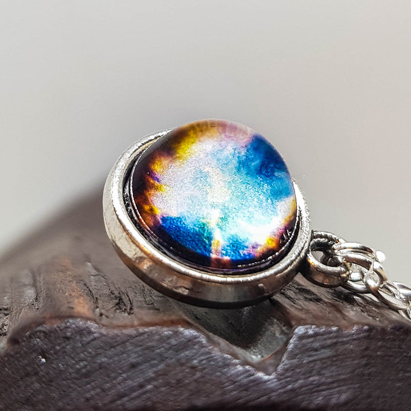 Glass Color Galaxy Space Necklace