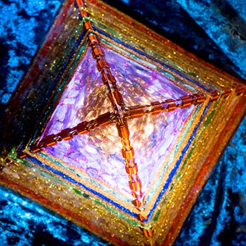 Olivenorma Chakra Tree Of Life Orgone Pyramid