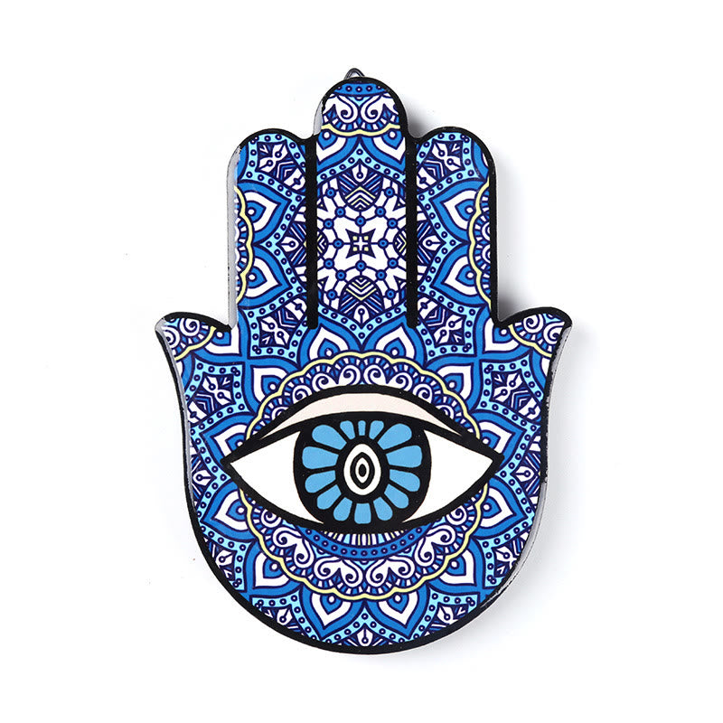 (Clearance 30% OFF / CODE: OFF30) - Olivenorma Hamsa Evil Eye Jewelry Tray Plate Coaster