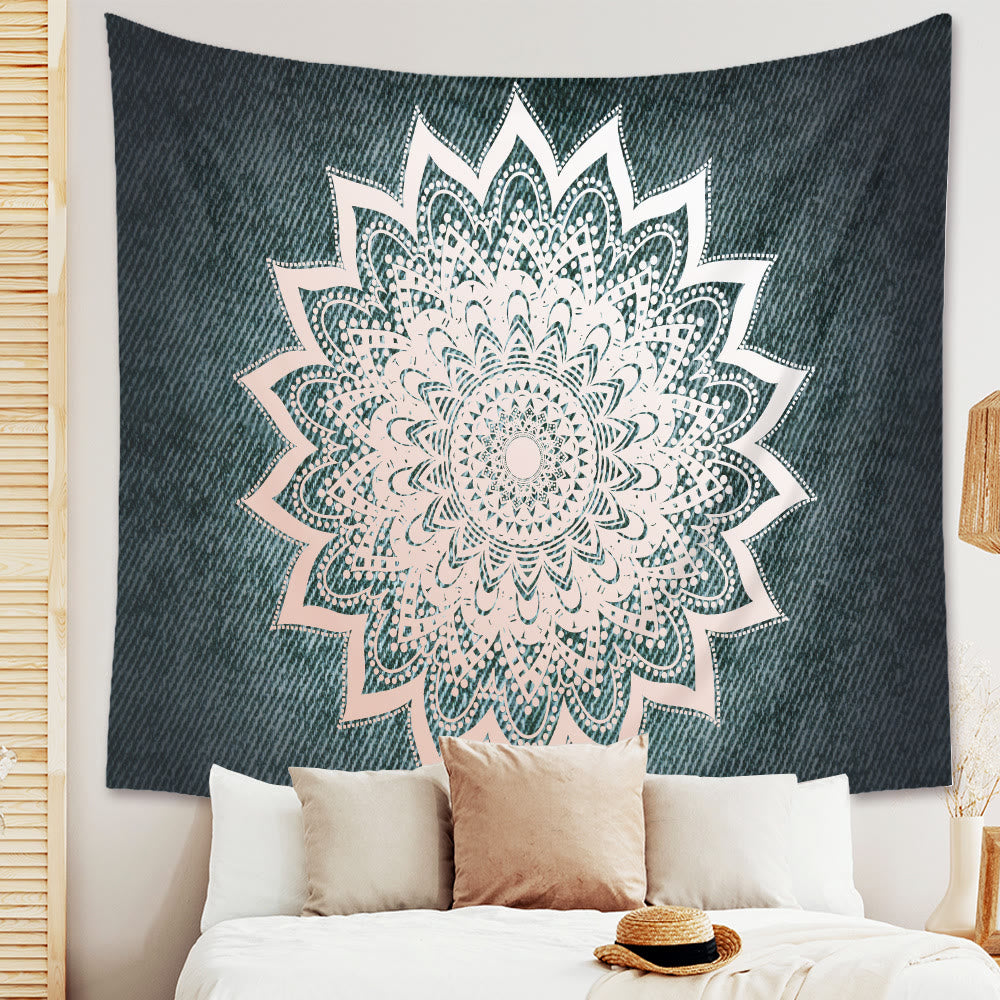 Olivenorma Mandala Flower Wall Hanging Tapestry