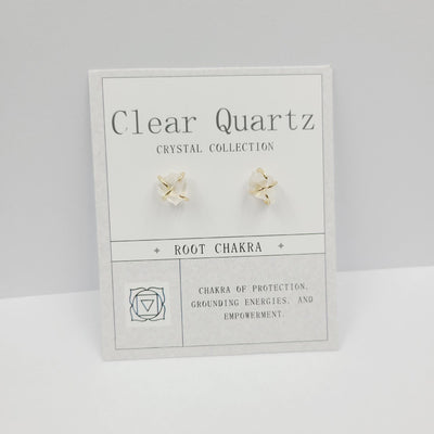 Olivenorma 12th Birthday Rough Stone Earrings