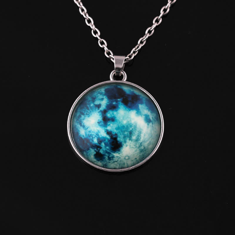 Glowing Full Moon Necklace