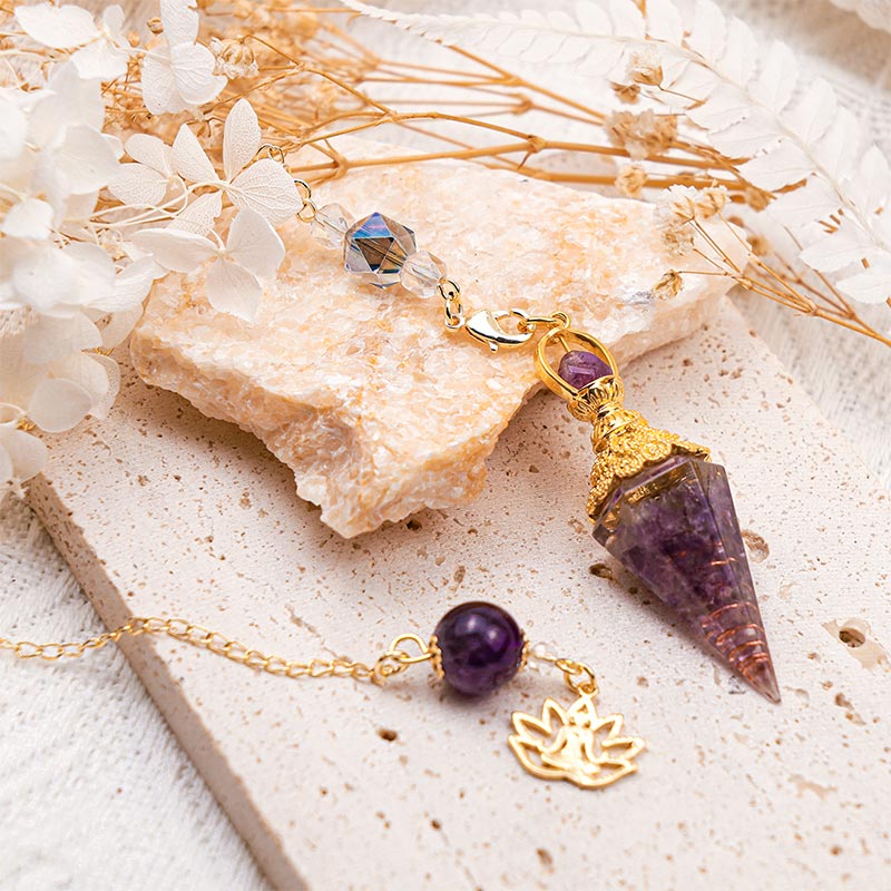 Natural Crystal Stone Pendulum