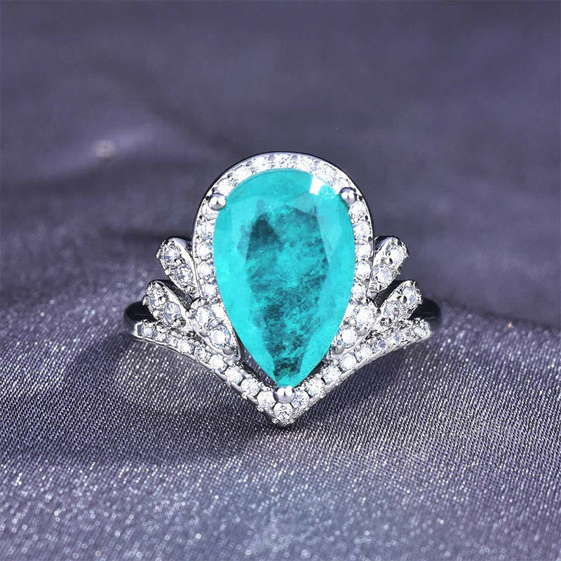 Olivenorma "Pure Love" - Paraiba Tourmaline Elegant Ring