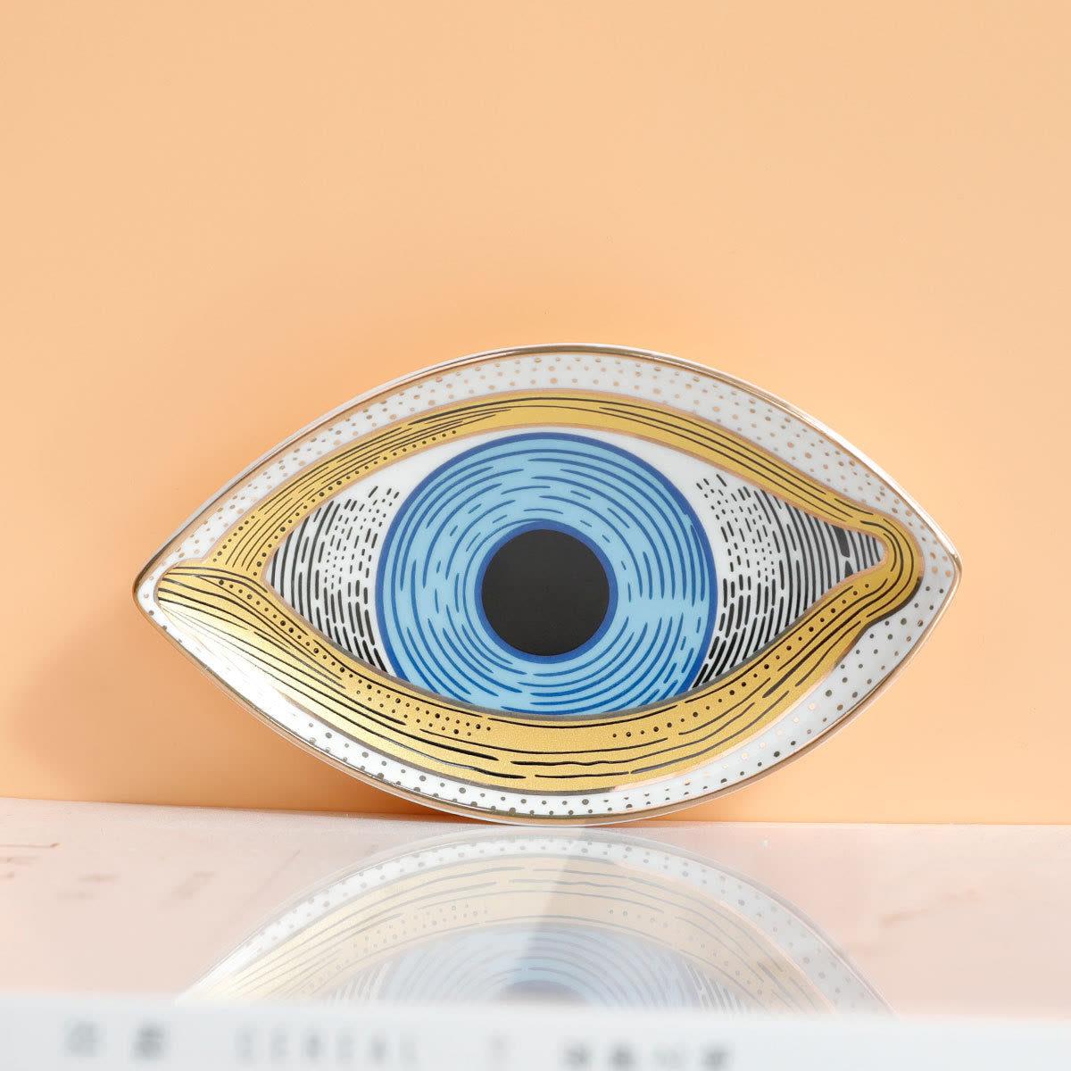 Olivenorma Evil Eye Ceramic Jewelry Dish Tray Holder