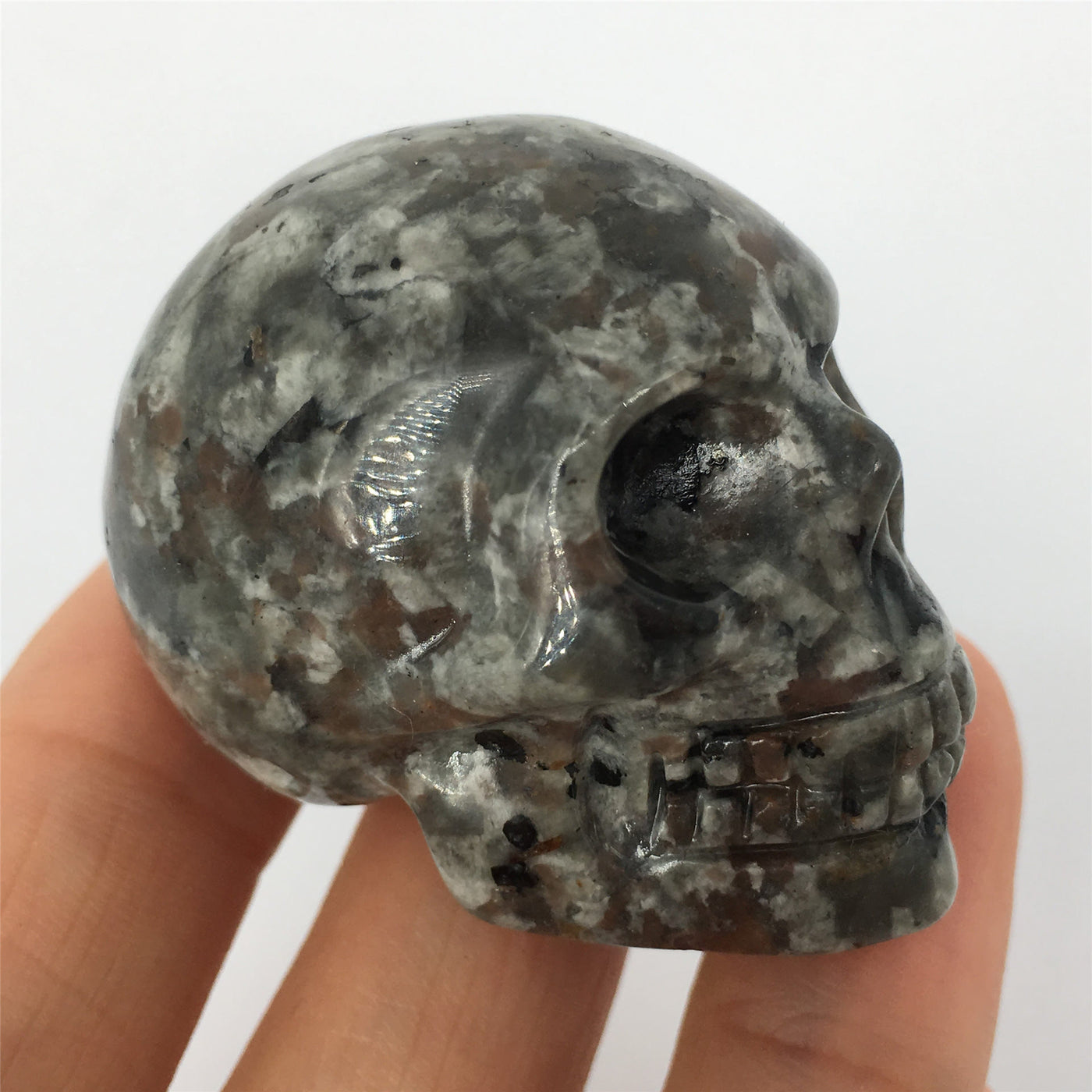 Olivenorma Yooperlite  Crystal Skull Decoration