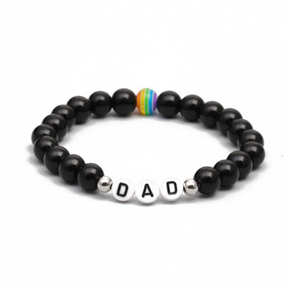 Olivenorma "DAD" Chakra Natural Stone Beaded Bracelet