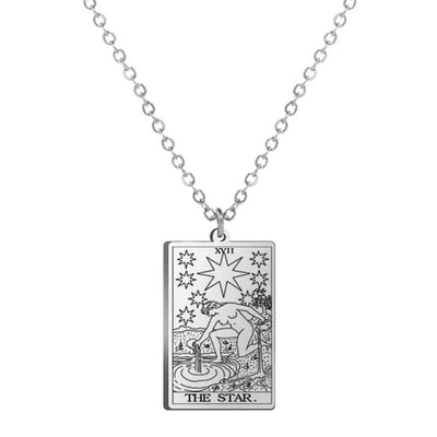 Olivenorma Stainless Steel Tarot Necklaces