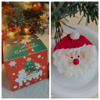 Olivenorma Christmas Cake Cookie Model Candle