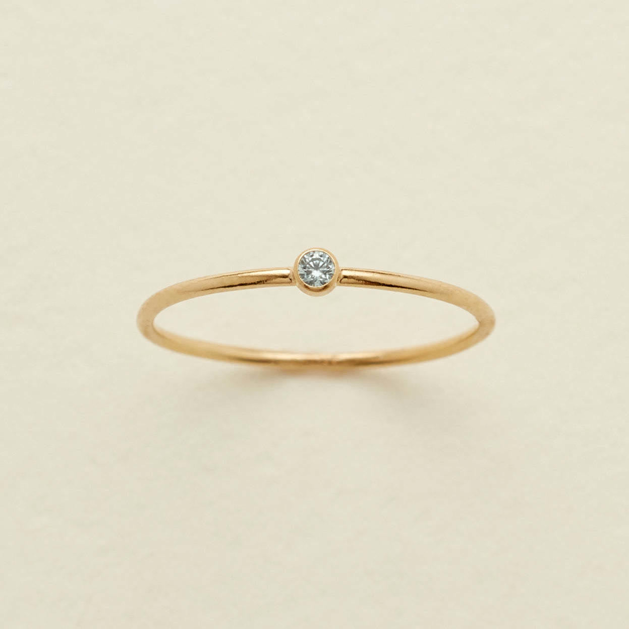 Olivenorma Birthstone 12 Month Birth Slim Ring