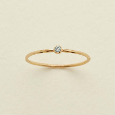 Olivenorma Birthstone 12 Month Birth Slim Ring