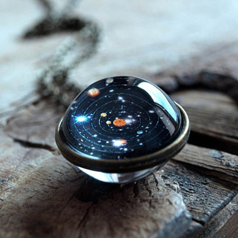 (Clearance 30% OFF / CODE: OFF30) - Olivenorma Solar System Galaxy Necklace