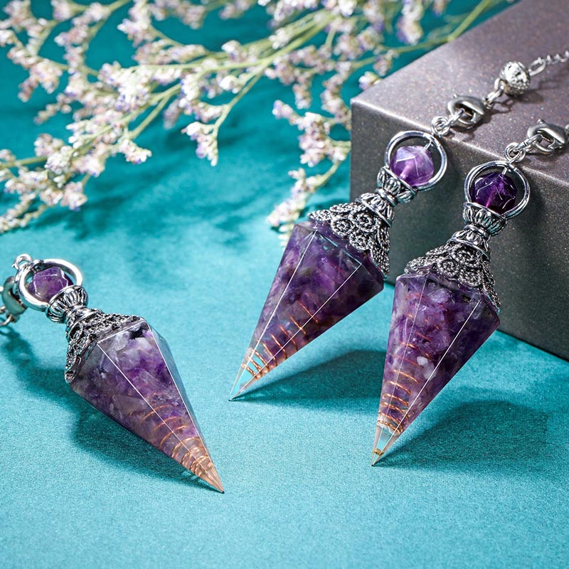 Amethyst Spiritual Healing Pendulum