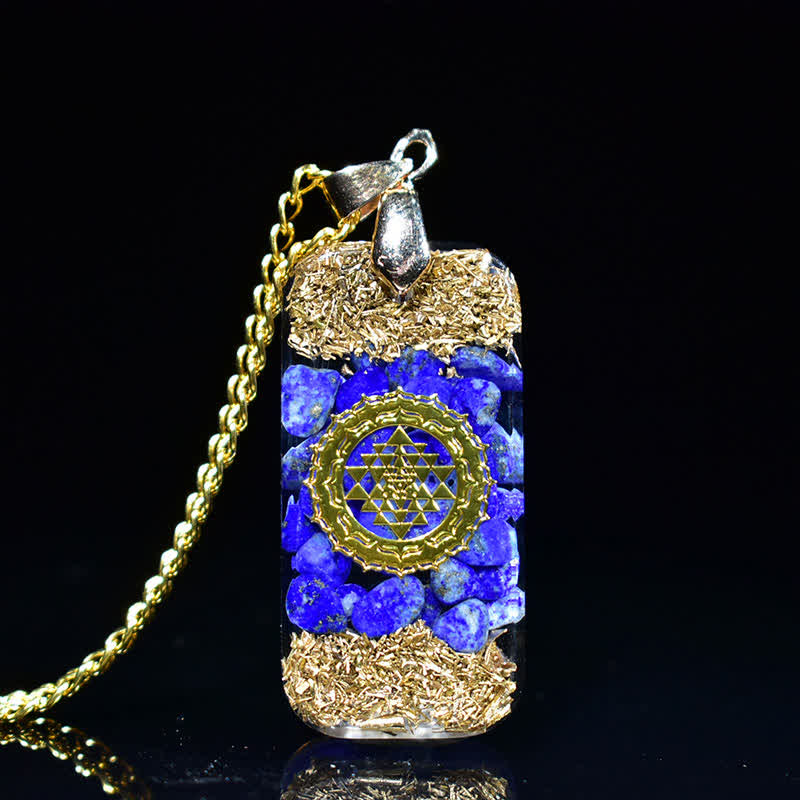 Olivenorma Raise Consciousness - Lapis Lazuli Orgone Energy Necklace