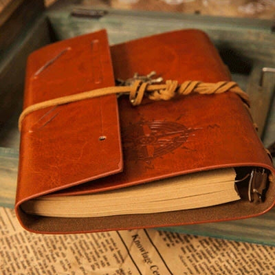 (Clearance 30% OFF / CODE: OFF30) - Olivenorma Vintage Leather Cover Journal