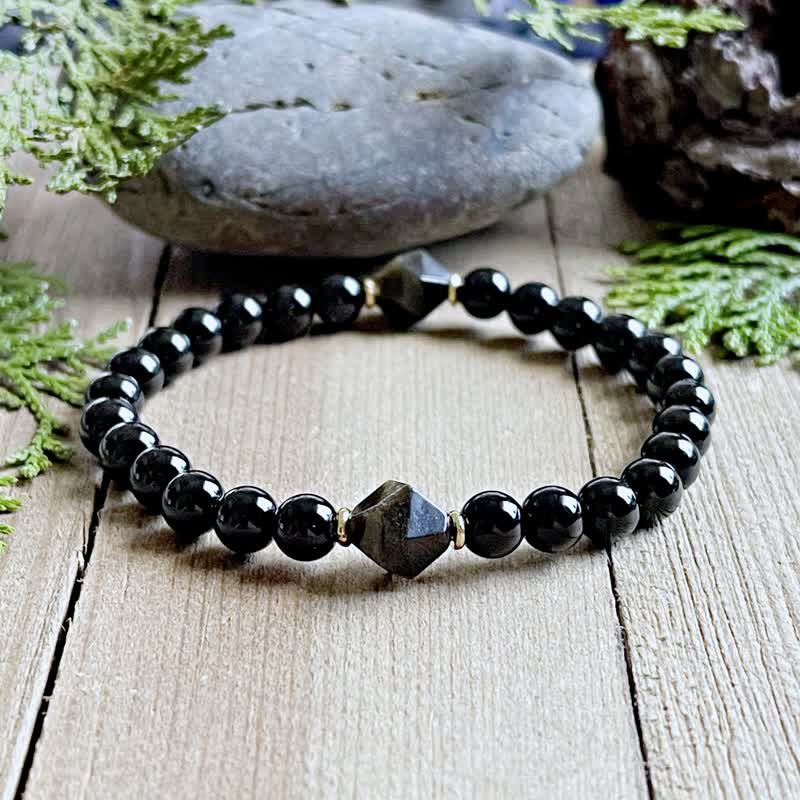 Olivenorma 8mm Obsidian Beads Bracelet