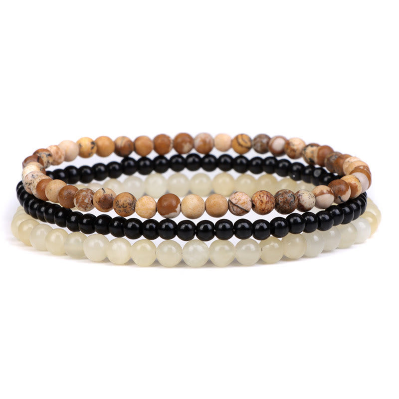 Olivenorma Protection From Negative Energies Picture Jasper Bracelet