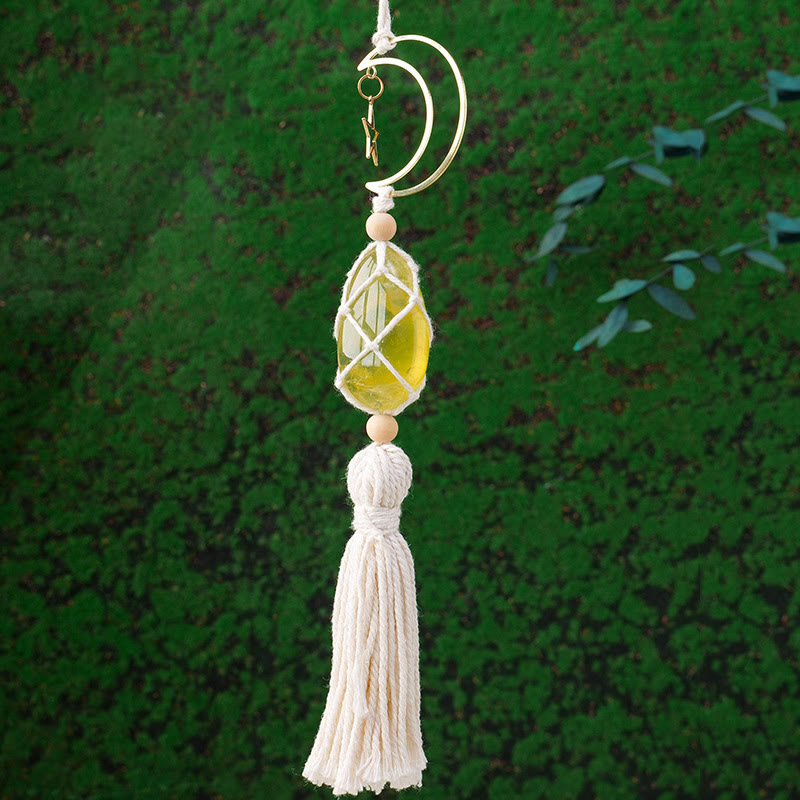 Olivenorma Natural Healing Reiki Gemstone Hanging Ornament