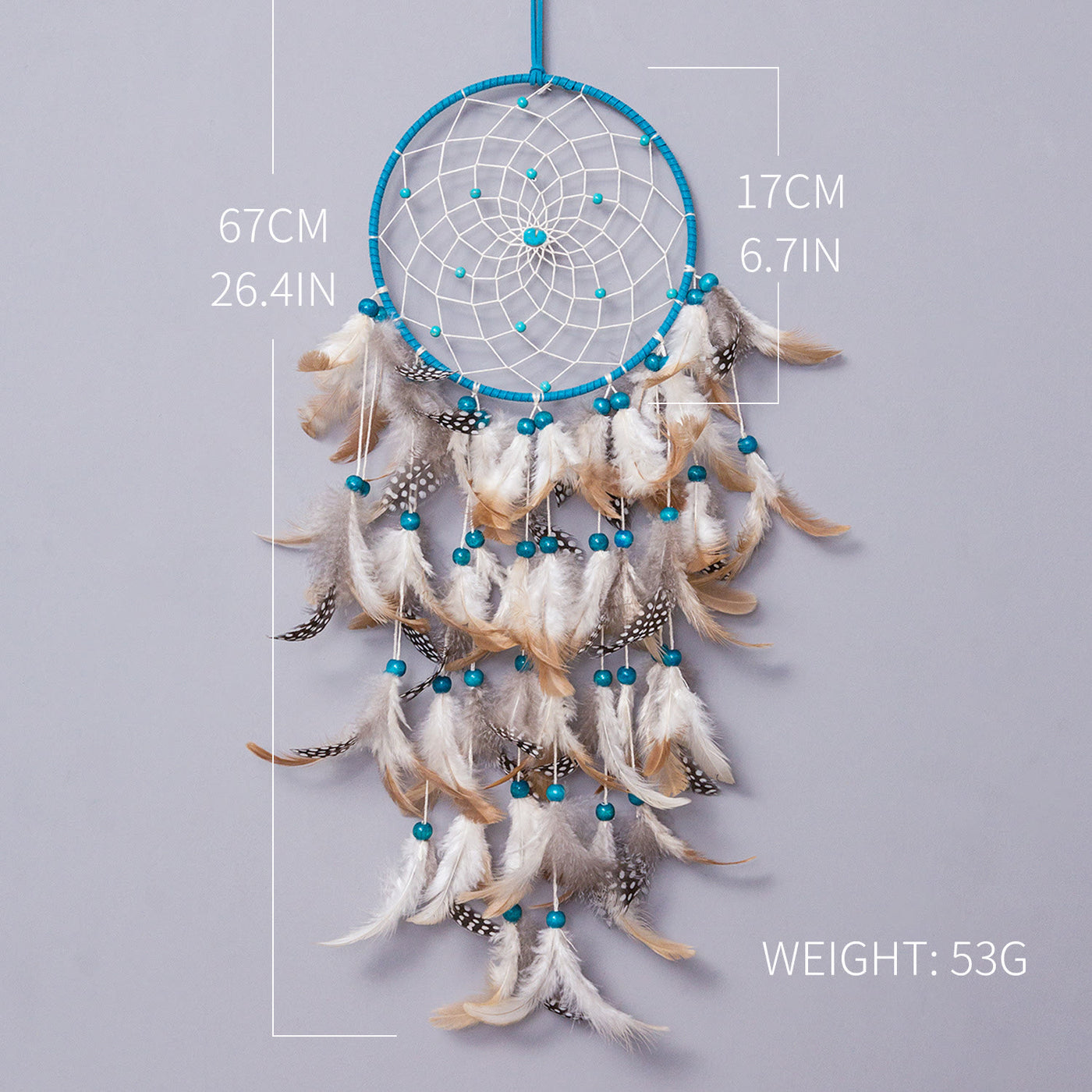 Olivenorma Turquoise Moon Stars Sun Shape Dream Catcher