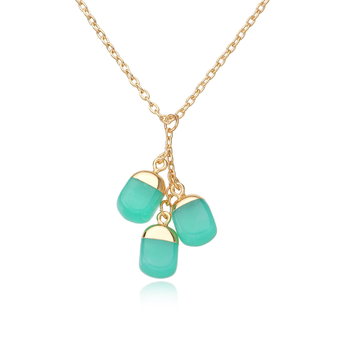 Olivenorma Colorful Crystal Pendant Necklace