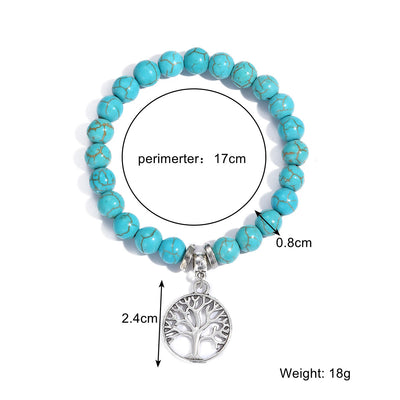 Olivenorma "Eternal Protection" Evil Eye Turquoise Bracelet