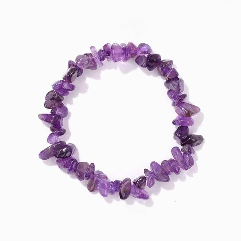 Olivenorma Colorful Natural Irregular Gravel Bracelet