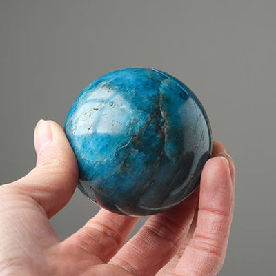 Blue apatite Strength Crystal Sphere