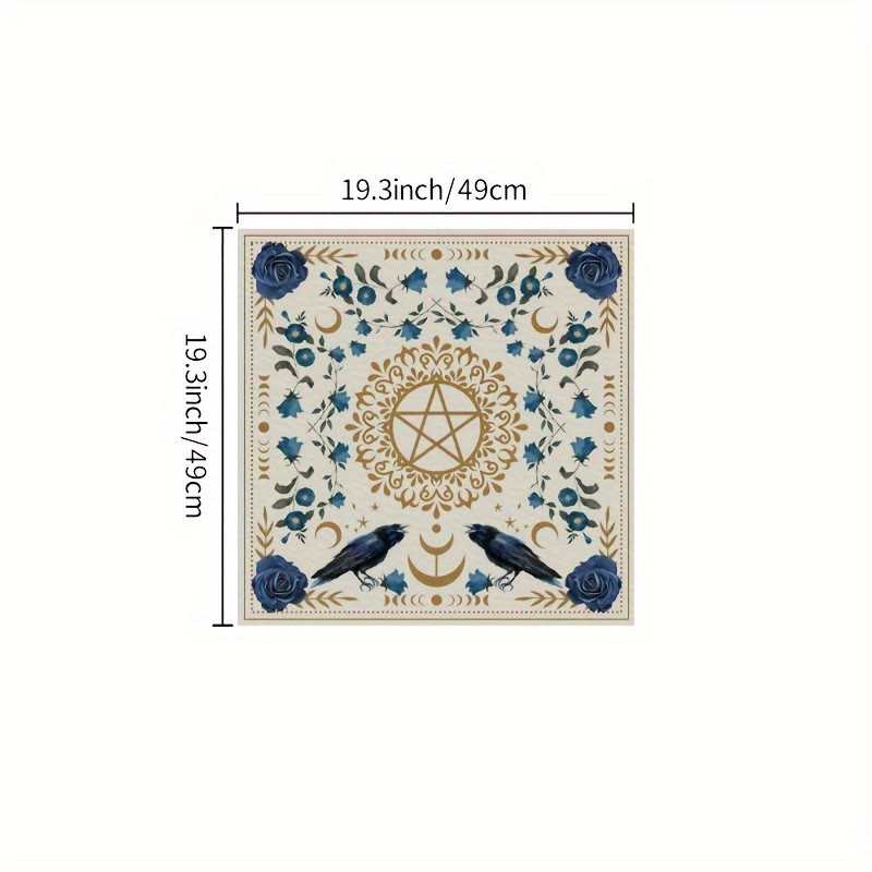 Olivenorma Moon Phase Altar Card Mat Tarot Tablecloth