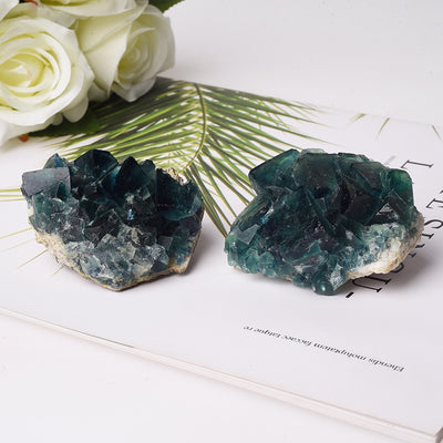 Olivenorma Green Fluorite Mineral Specimen Natural Stone