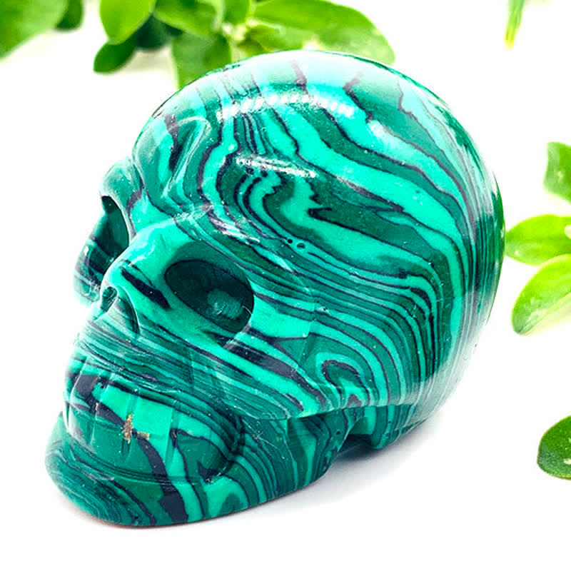 Olivenorma Natural Crystal Skull Halloween Decoration