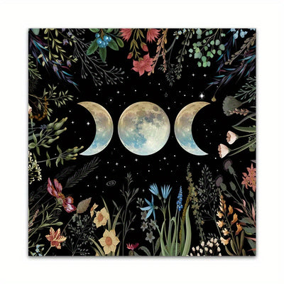 Olivenorma Triple Goddess Moon Symbol Divination Tarot Tablecloth