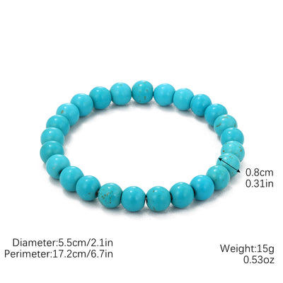 Olivenorma "Eternal Protection" Evil Eye Turquoise Bracelet