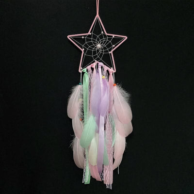 Olivenorma 3 Pieces Moon Sun Star Macaron Color Dream Catcher