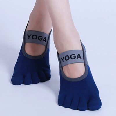 Olivenorma Non-Slip Five Toe Fitness Pilates Yoga Socks