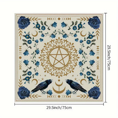 Olivenorma Moon Phase Altar Card Mat Tarot Tablecloth