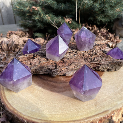 Olivenorma Amethyst Tower Point Large Chunky Obelisk Gemstone Decoration