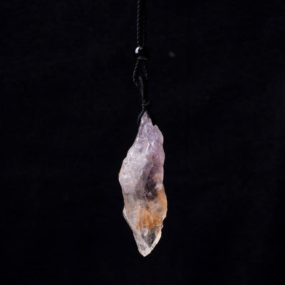 Olivenorma Natural Super Seven Crystal Pendant Necklace